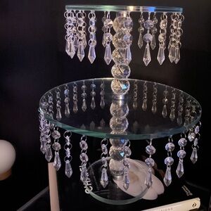 Crystal Beaded Holiday Display Stand